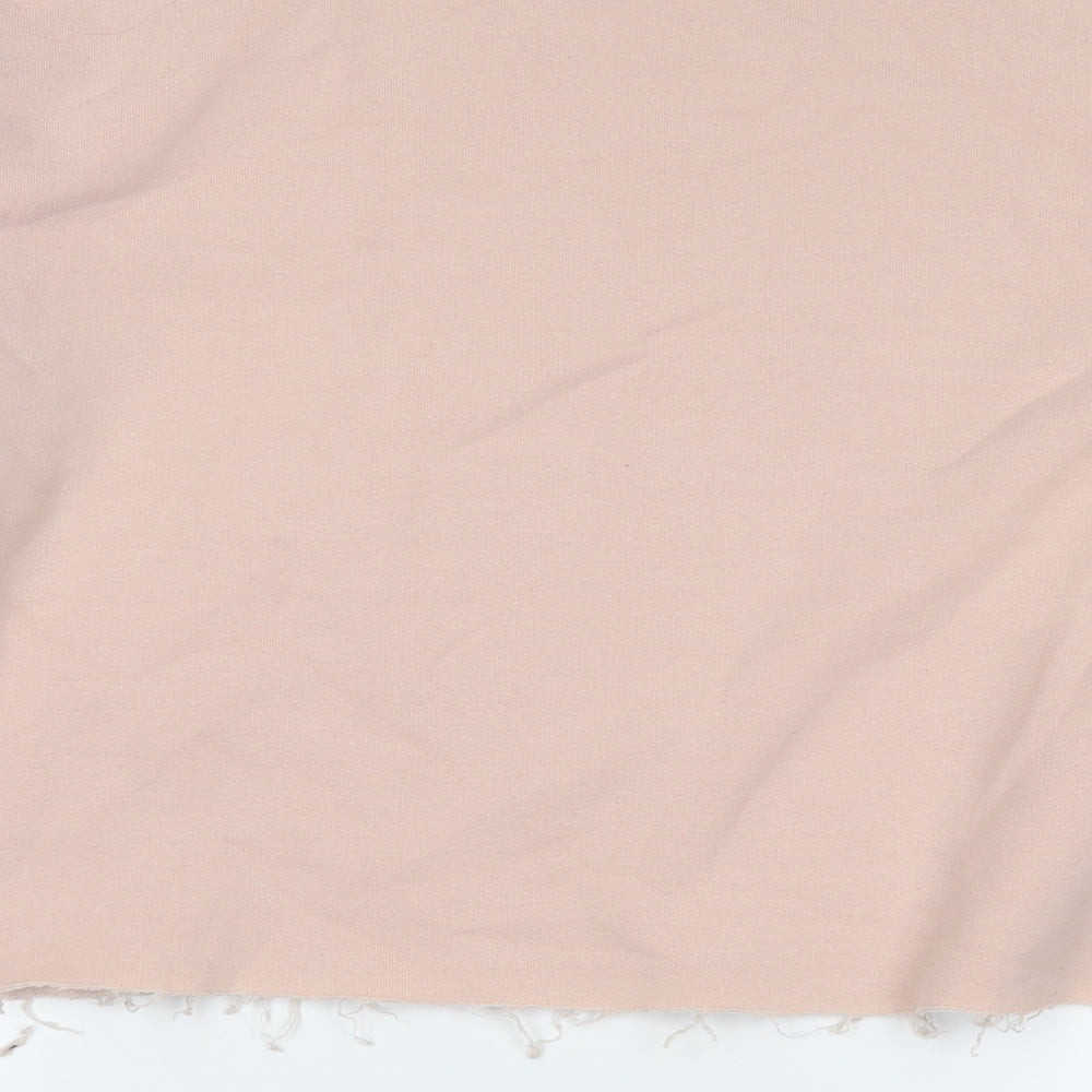 Topshop Womens Pink   Pullover Sweatshirt Size 14