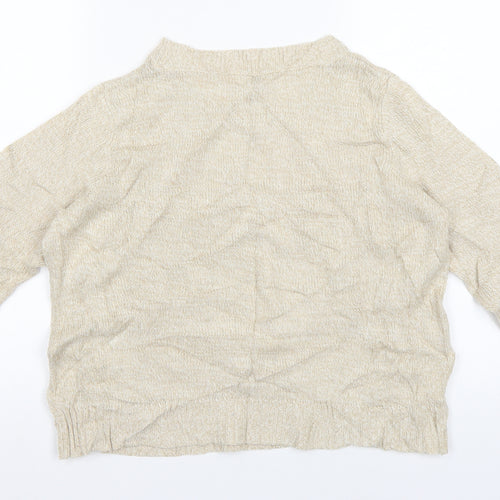 H&M Womens Beige   Pullover Jumper Size M