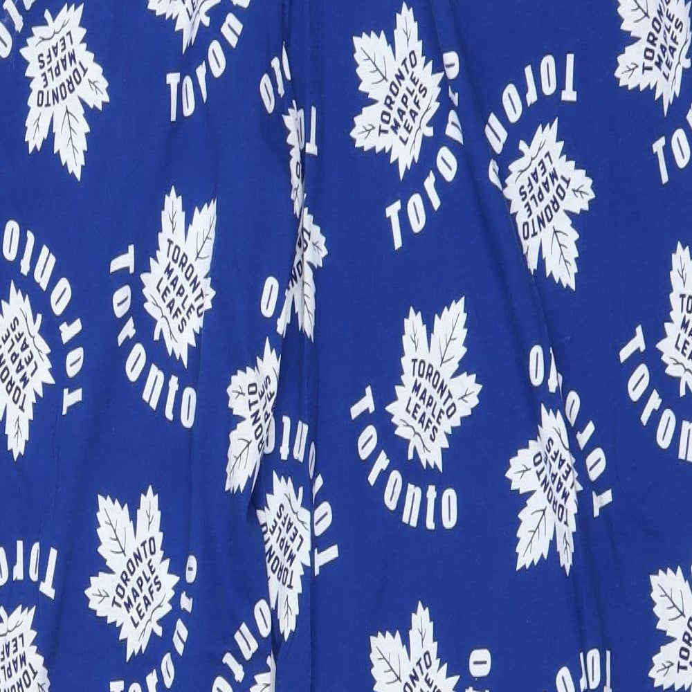 NHL Mens Blue Solid   Pyjama Pants Size L  - Toronto Maple Leafs