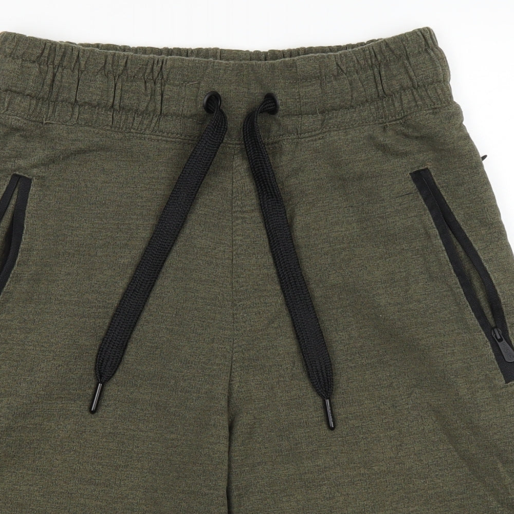 CSG Mens Green   Sweat Shorts Size S