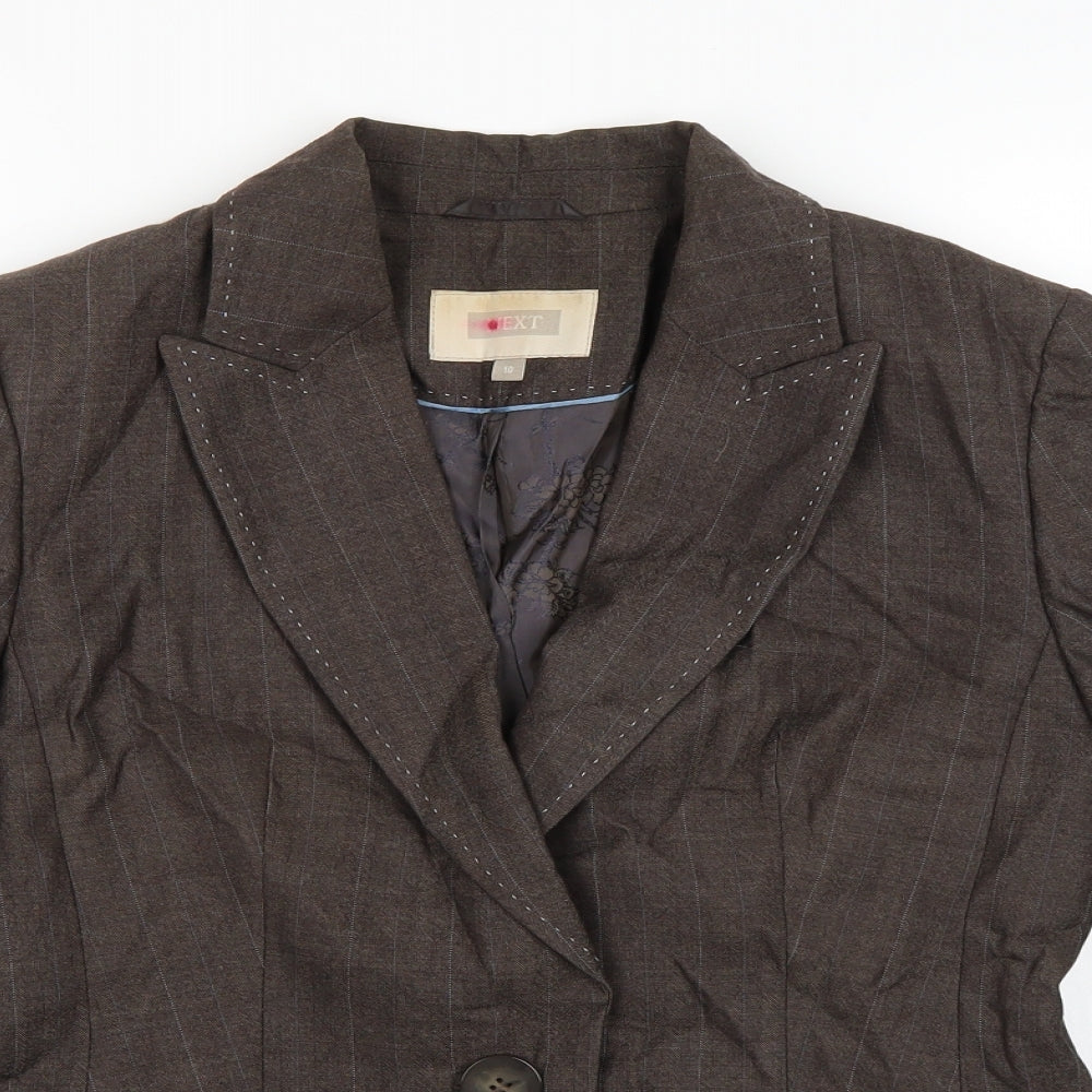 NEXT Womens Brown   Jacket Blazer Size 10