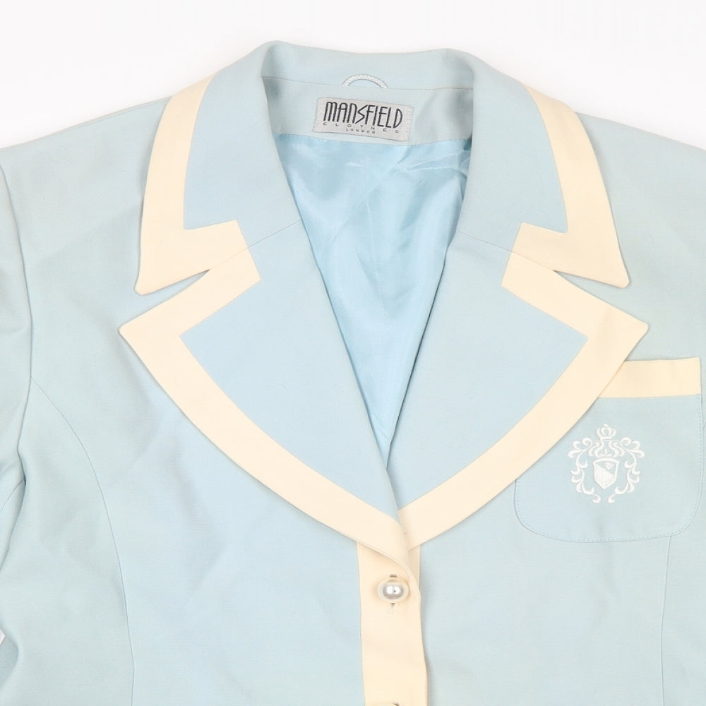 Mansfield Clothes Womens Blue   Jacket Blazer Size 14