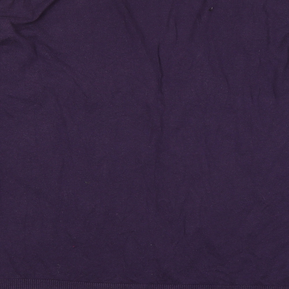 Jeff Banks Mens Purple   Cardigan Jumper Size XL