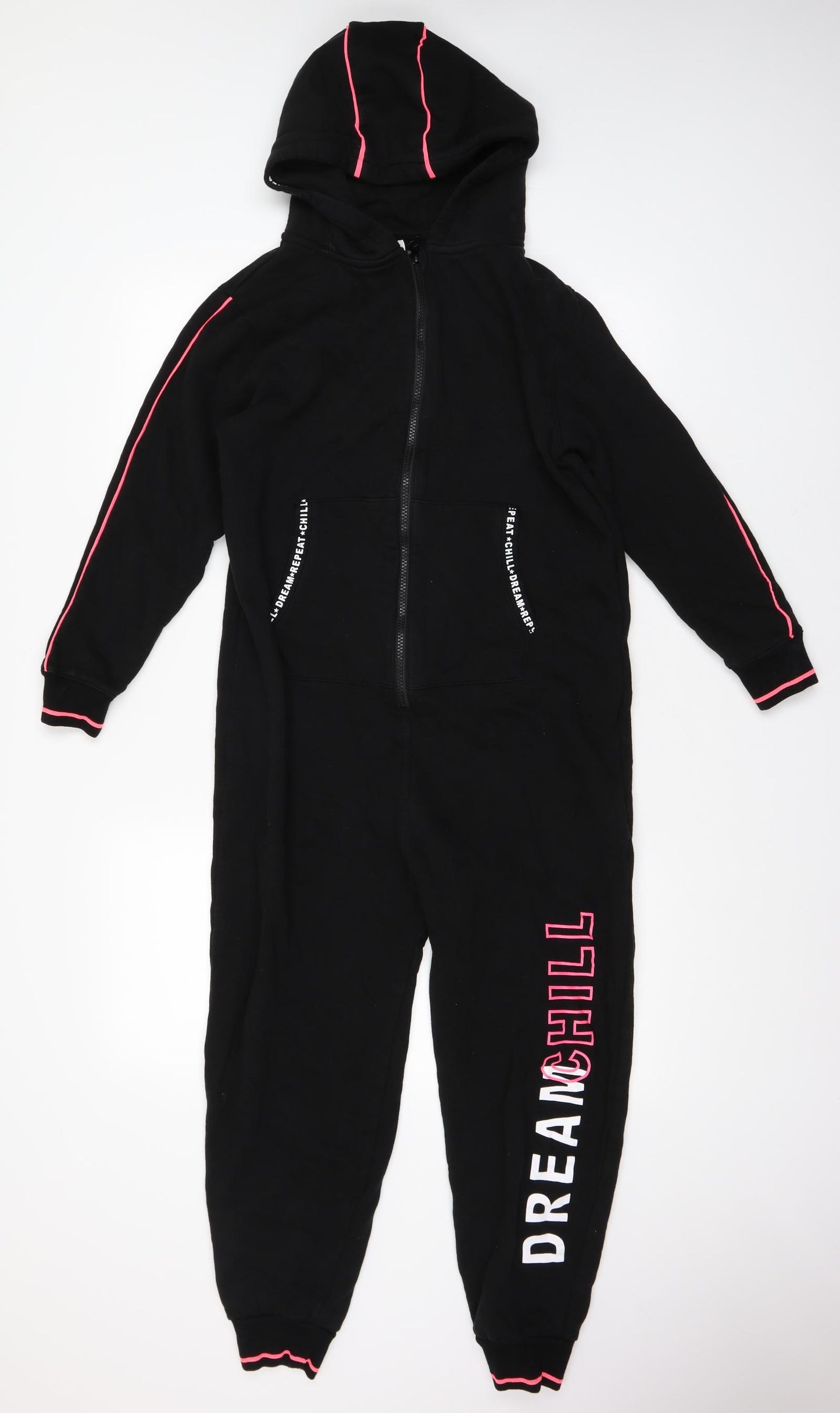 NEXT Girls Black Solid   One Piece Size 11 Years