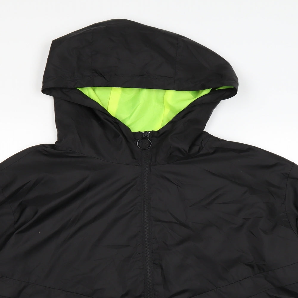 Primark Womens Black   Windbreaker Jacket Size 14
