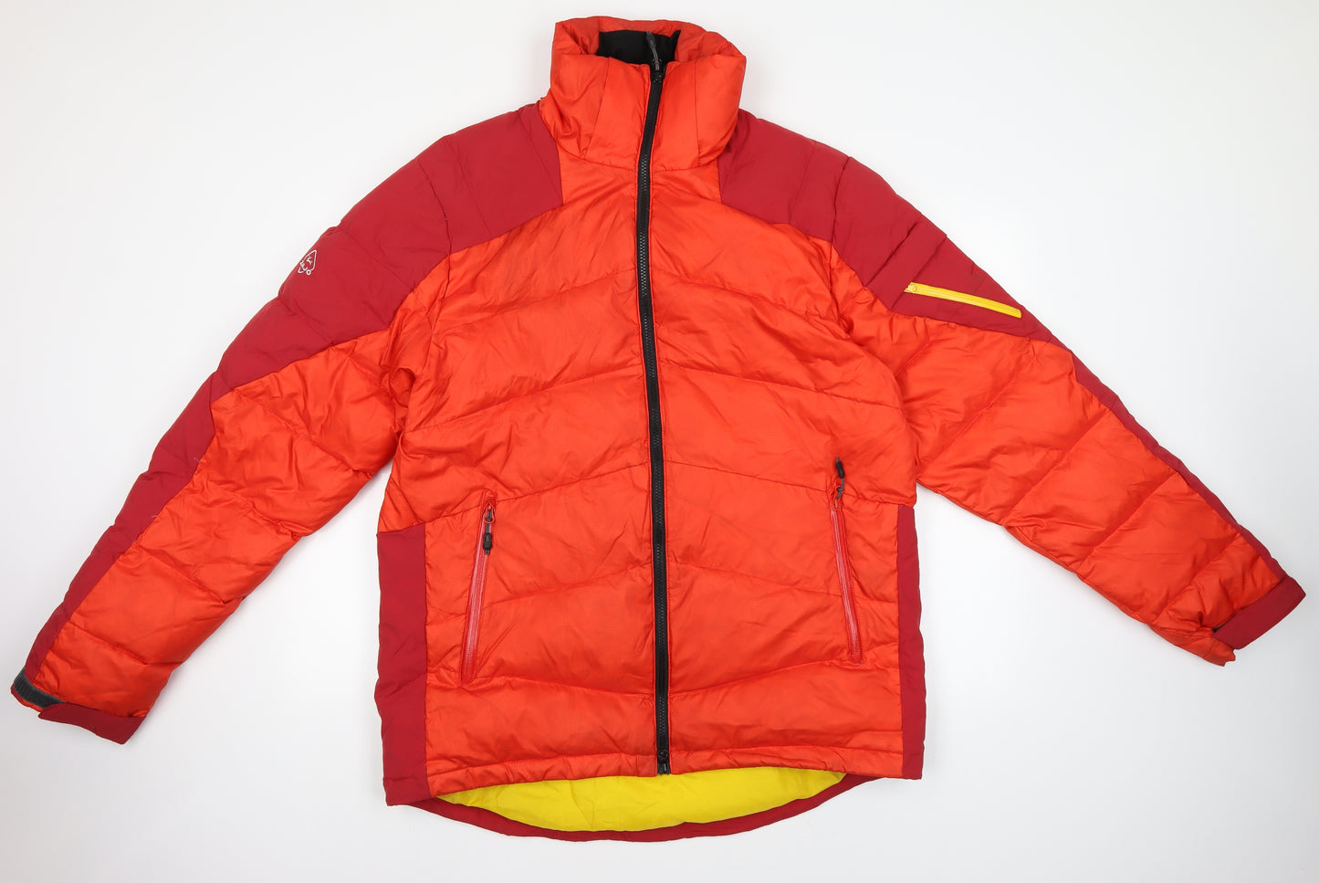 Zajo Mens Orange   Puffer Jacket Coat Size XL