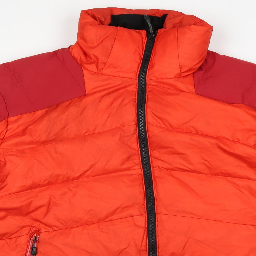 Zajo Mens Orange   Puffer Jacket Coat Size XL