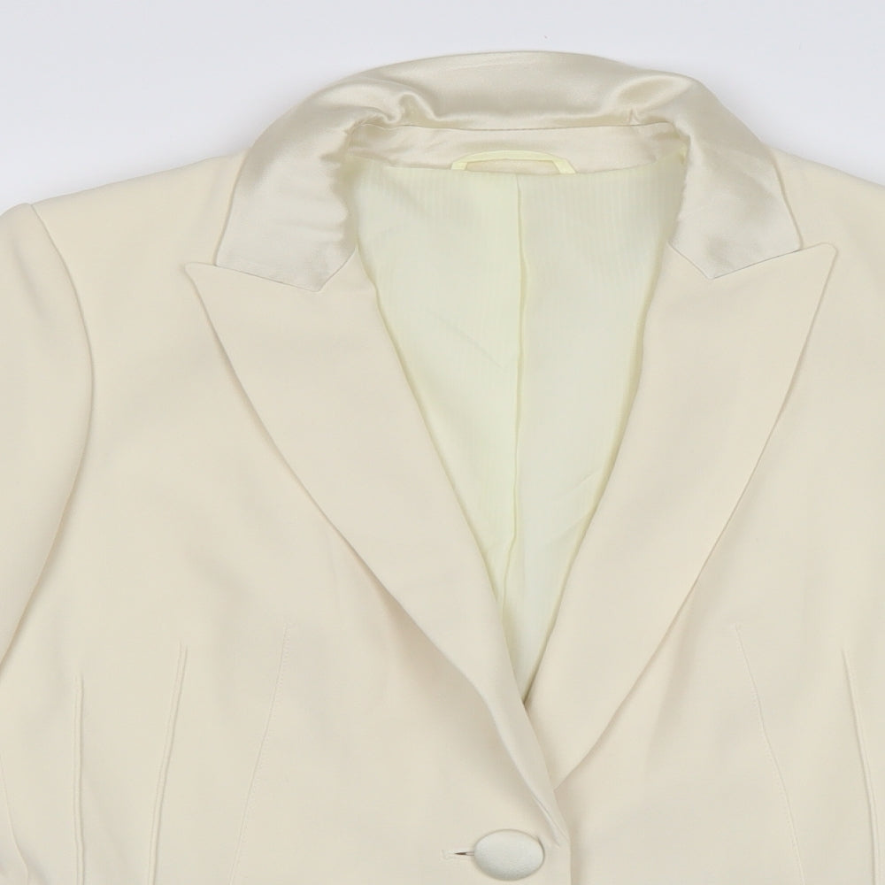 F&F Womens White   Jacket Blazer Size 12