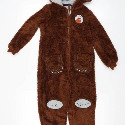 Marks and Spencer Boys Brown Solid   One Piece Size 5-6 Years  - The Gruffalo
