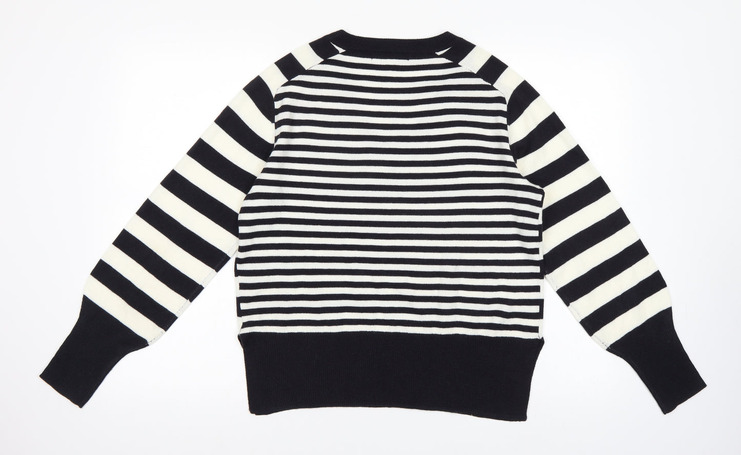 NEXT Womens Blue Striped  Pullover Jumper Size 8