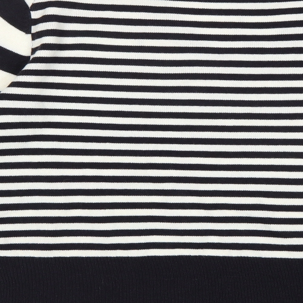 NEXT Womens Blue Striped  Pullover Jumper Size 8