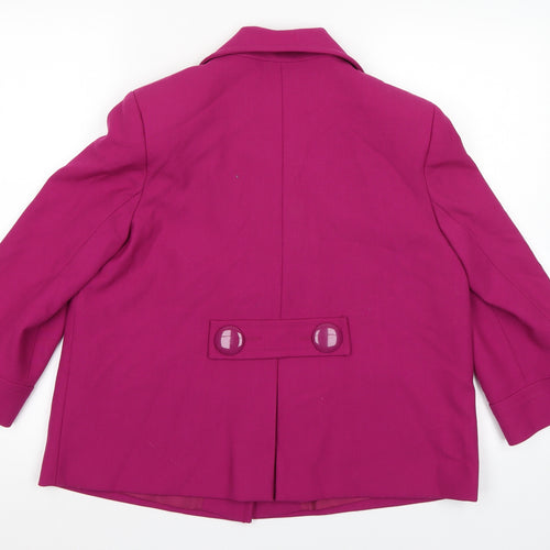 Debenhams Womens Purple   Jacket Blazer Size 16