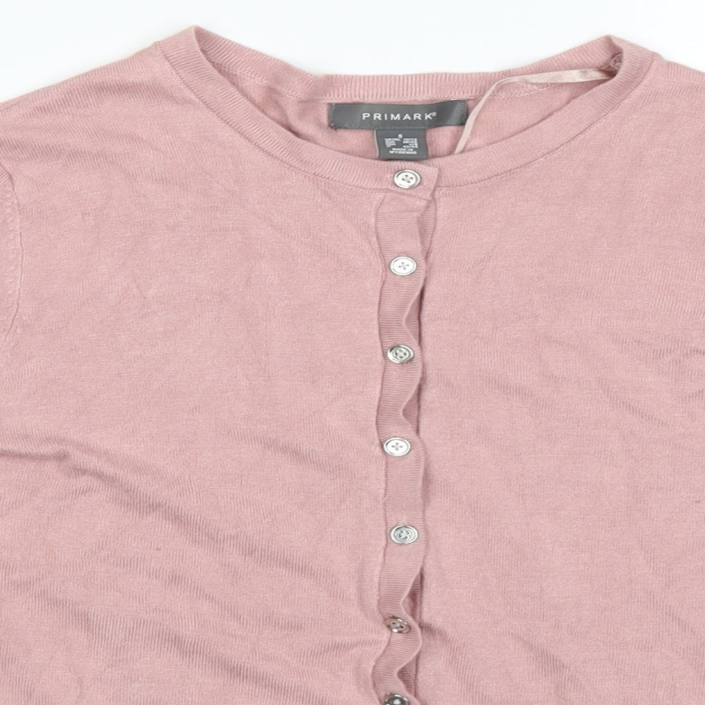 Primark Womens Pink   Cardigan Jumper Size 10