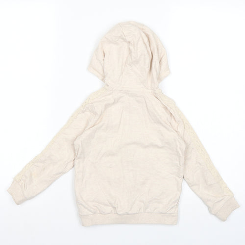 TU Girls Beige   Full Zip Hoodie Size 3-4 Years