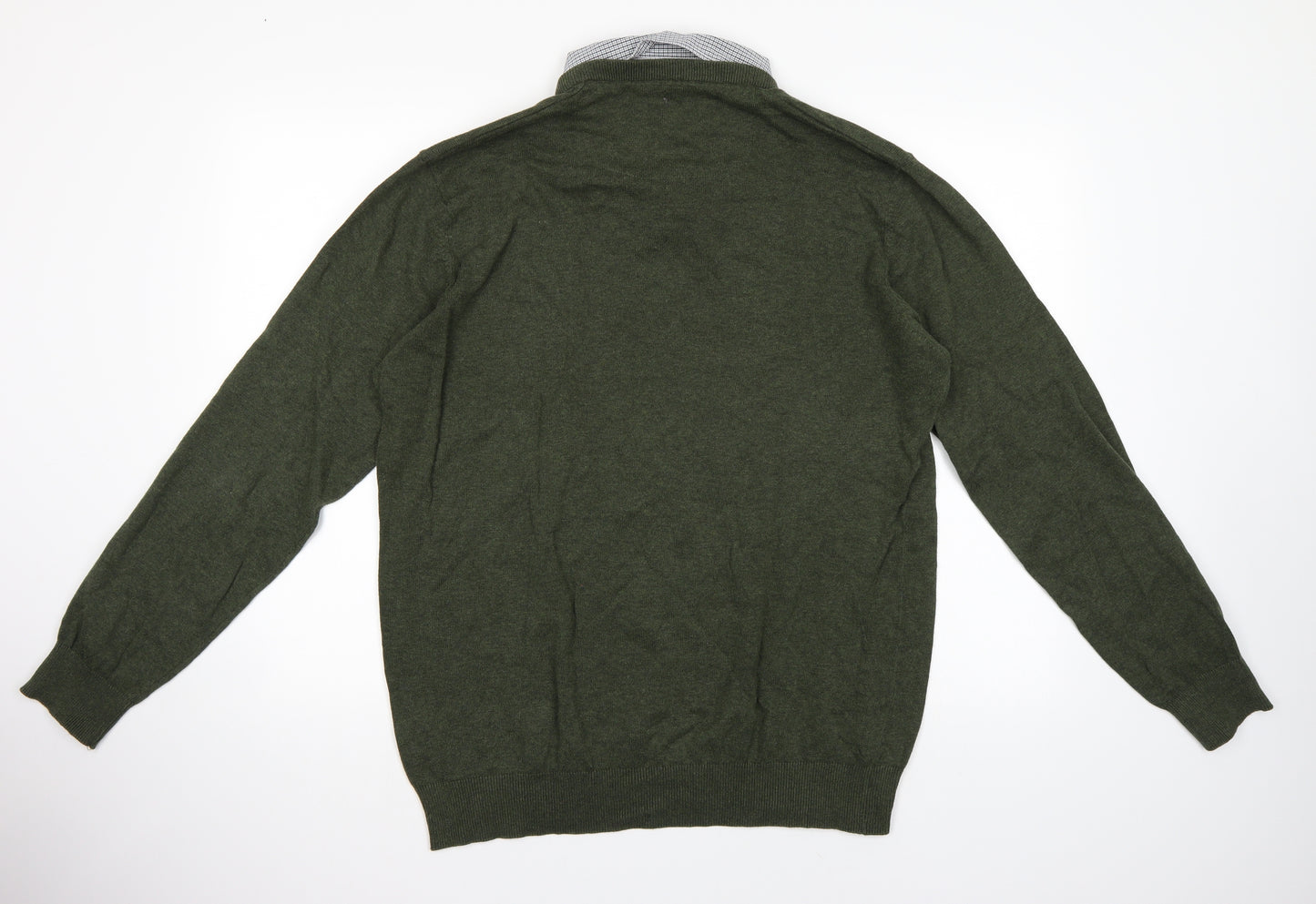 Lincoln Mens Green   Pullover Jumper Size L