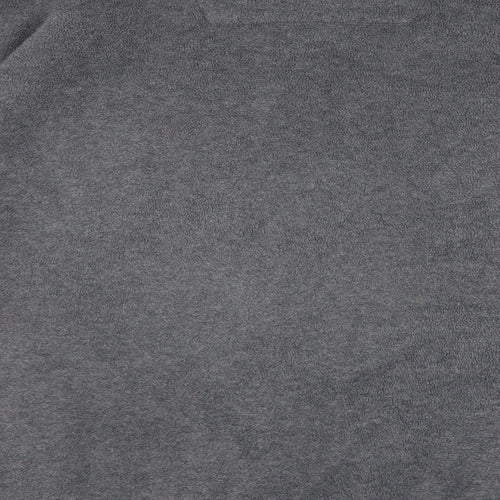 Marks and Spencer Mens Grey  Fleece Full Zip Sweatshirt Size L