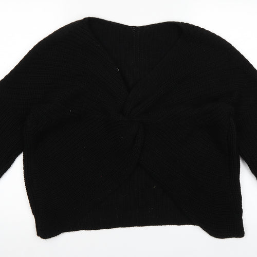 Preworn Womens Black   Pullover Jumper Size S