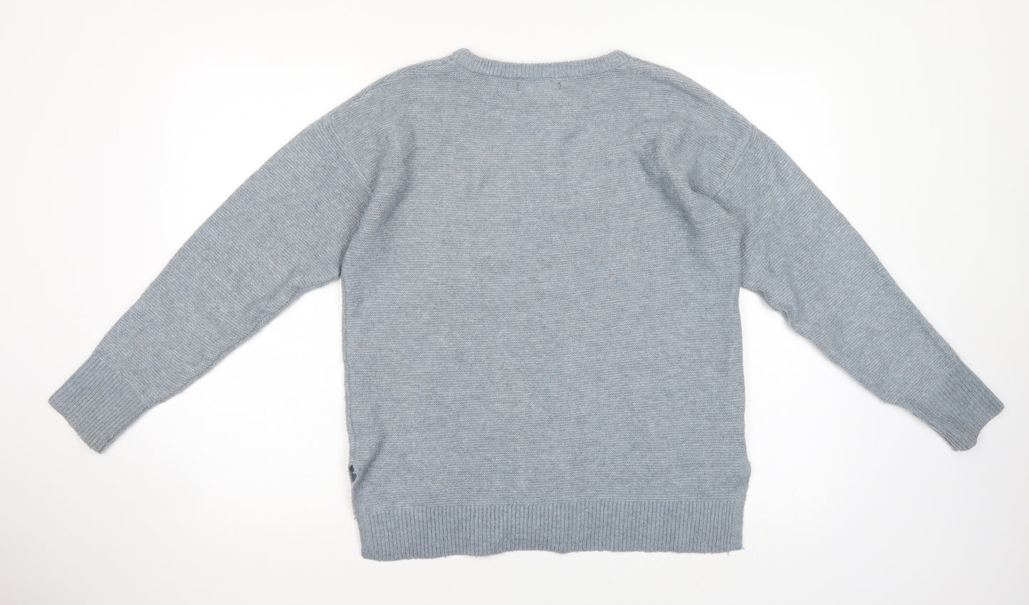 Primark Womens Blue   Pullover Jumper Size 4  - Embellished