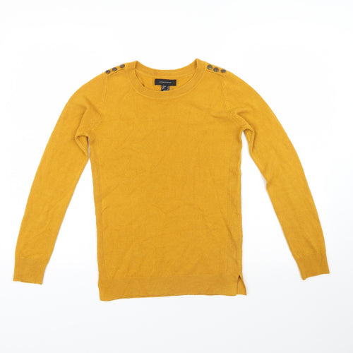 Primark Womens Yellow   Pullover Jumper Size 4