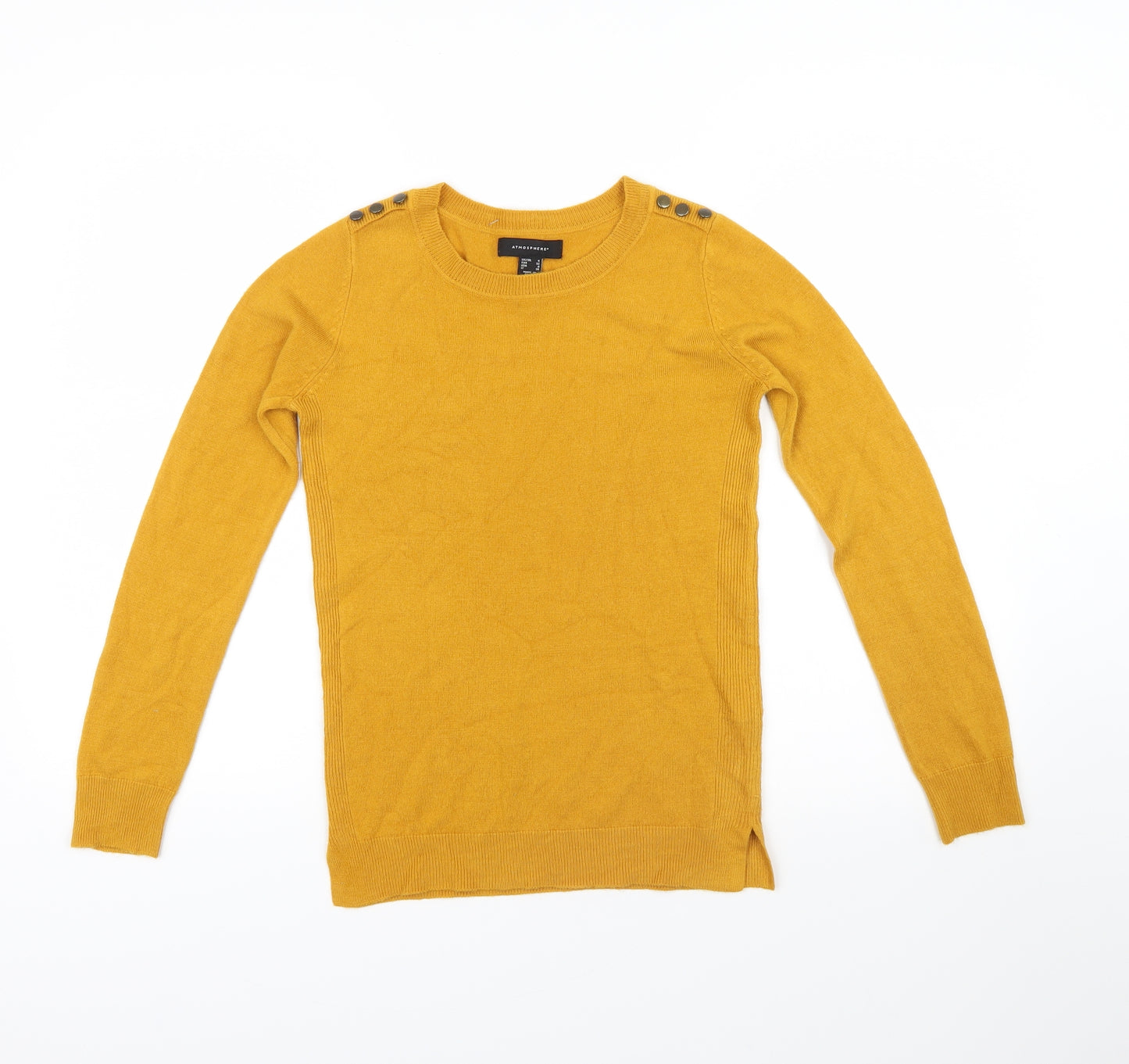 Primark Womens Yellow   Pullover Jumper Size 4