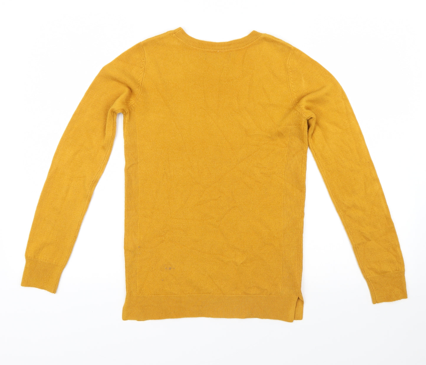 Primark Womens Yellow   Pullover Jumper Size 4