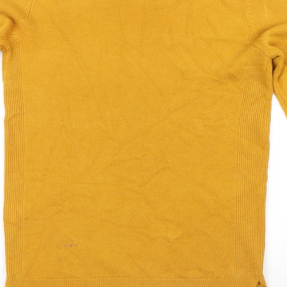 Primark Womens Yellow   Pullover Jumper Size 4