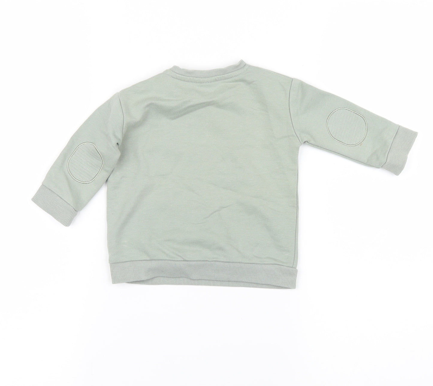 fred & flo  Green   Pullover Jumper Size 3-6 Months  - little dude