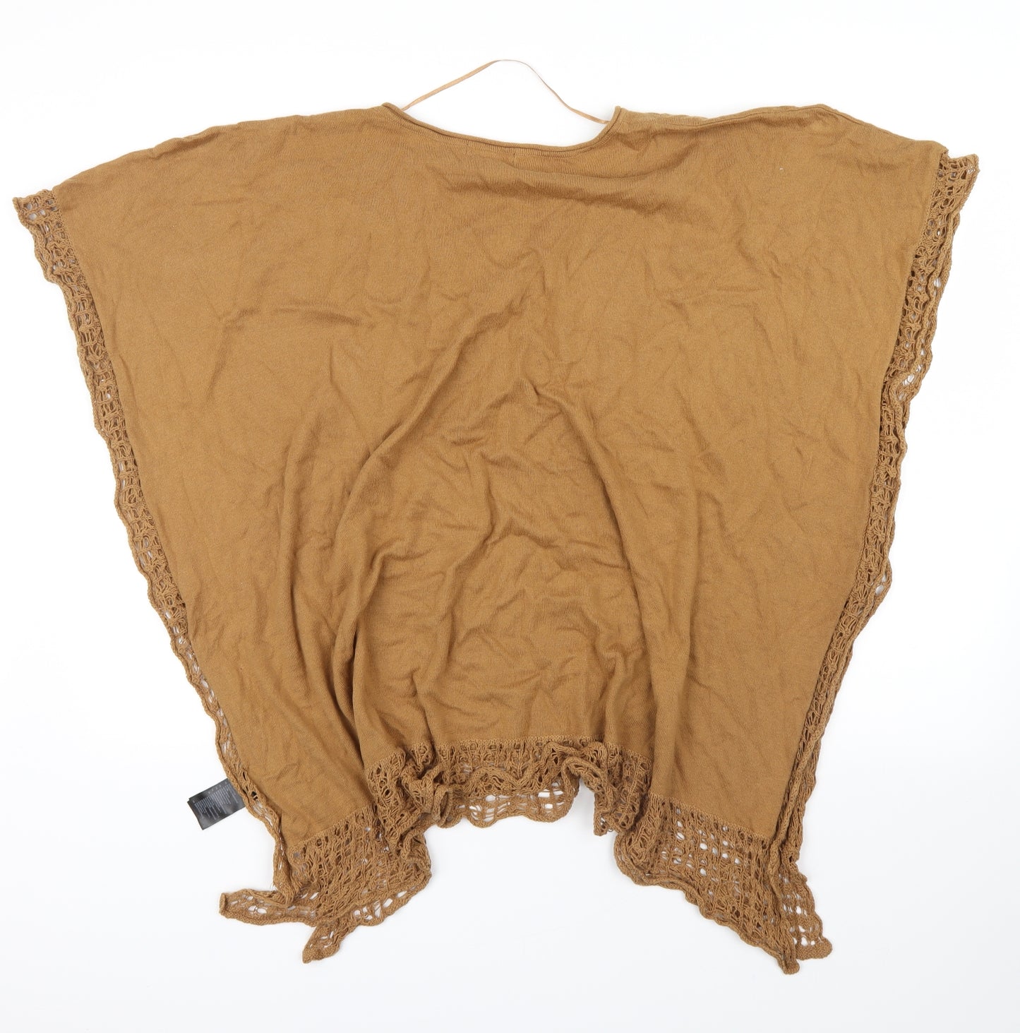 H&M Womens Brown   Jacket Poncho One Size  - poncho