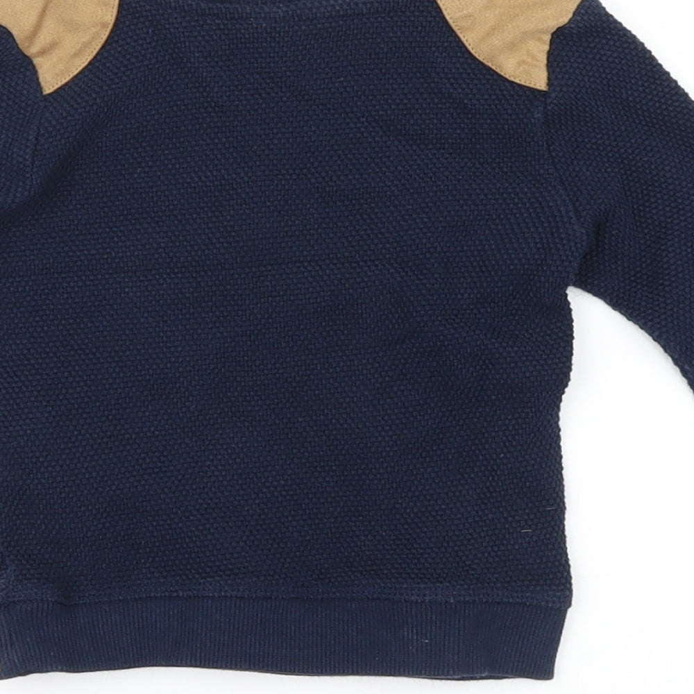 F&F Boys Blue   Pullover Jumper Size 12-18 Months
