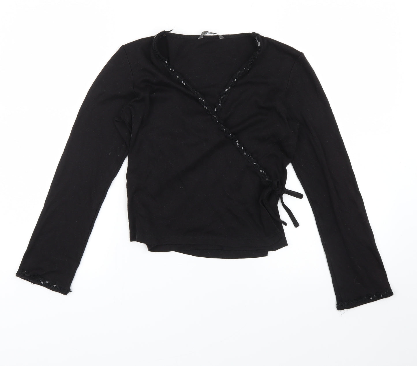 River Island Womens Black   Cardigan Jumper Size S  - cropped cardigan