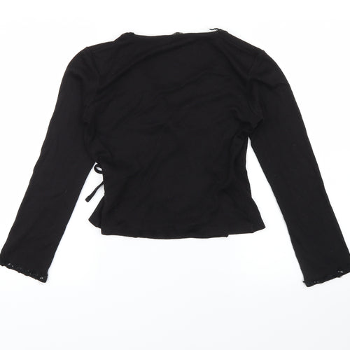 River Island Womens Black   Cardigan Jumper Size S  - cropped cardigan