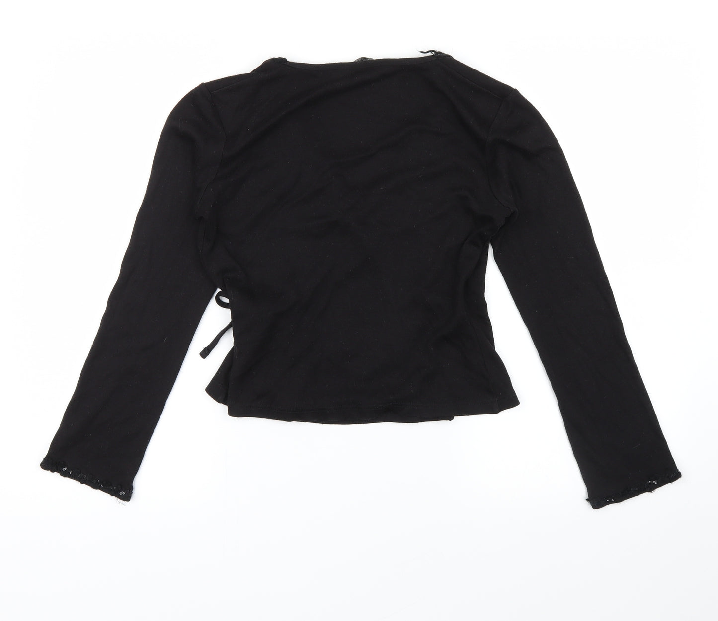 River Island Womens Black   Cardigan Jumper Size S  - cropped cardigan