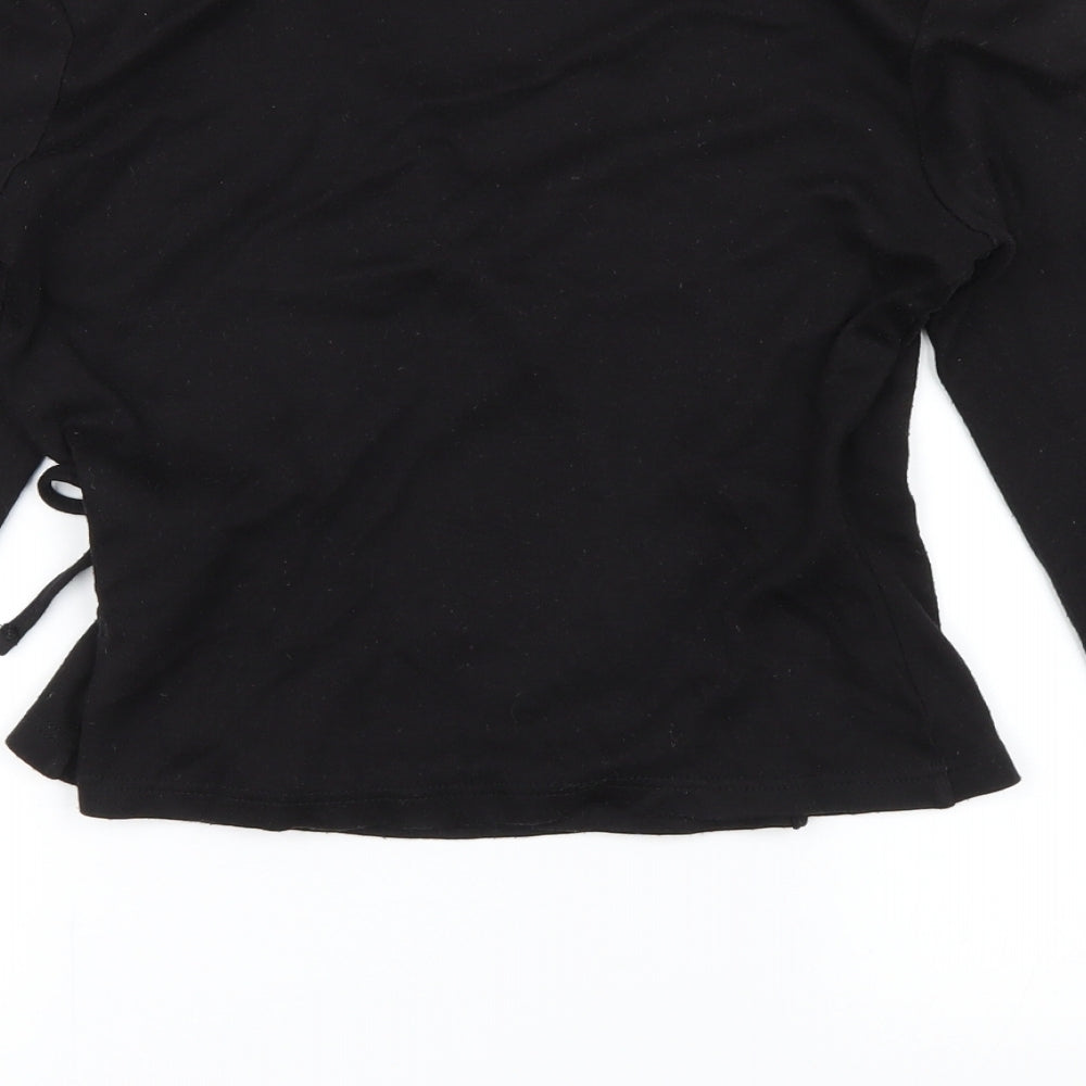 River Island Womens Black   Cardigan Jumper Size S  - cropped cardigan