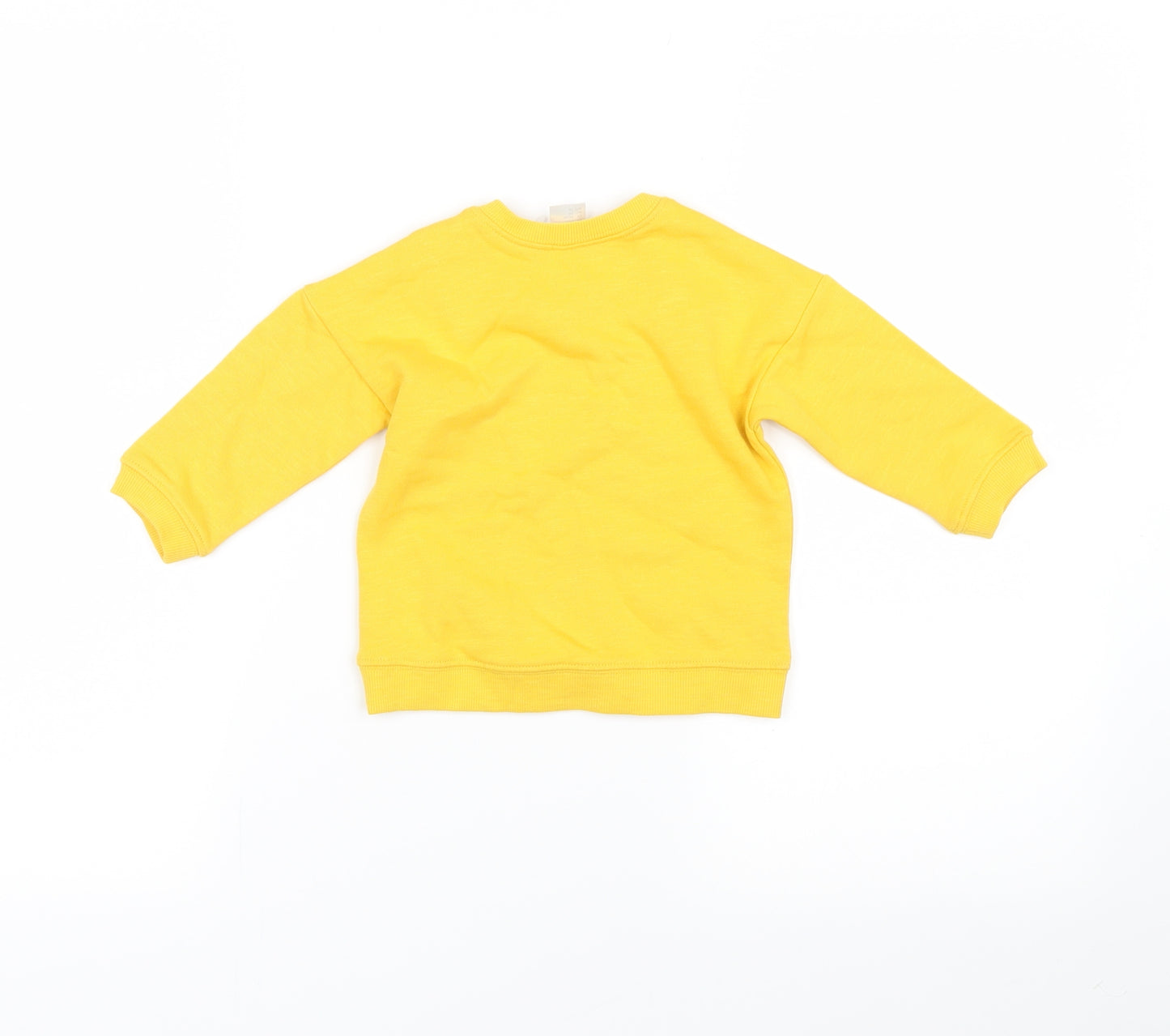 H&M  Yellow   Pullover Jumper   - size 4-6 months