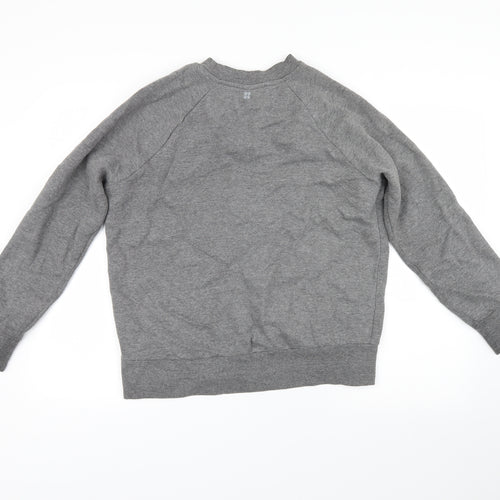 Sweaty Betty Womens Grey   Pullover Sweatshirt Size S  - no pain no champagne