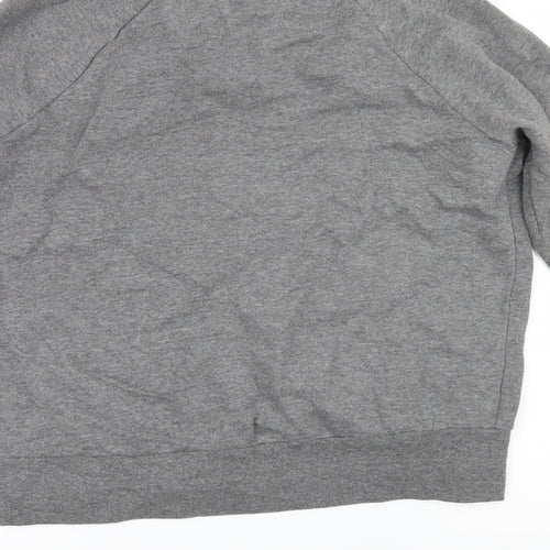 Sweaty Betty Womens Grey   Pullover Sweatshirt Size S  - no pain no champagne