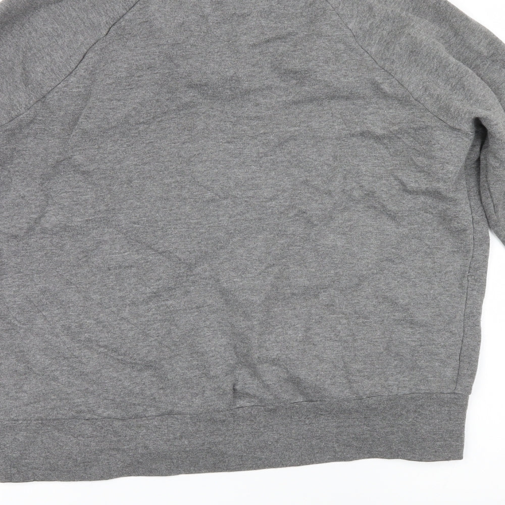 Sweaty Betty Womens Grey   Pullover Sweatshirt Size S  - no pain no champagne