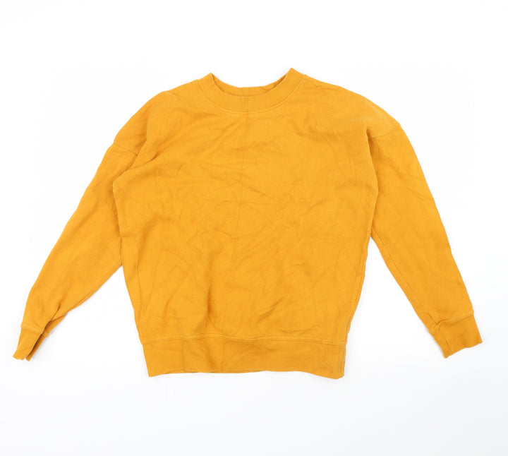 NEXT Womens Yellow   Pullover Sweatshirt Size 6