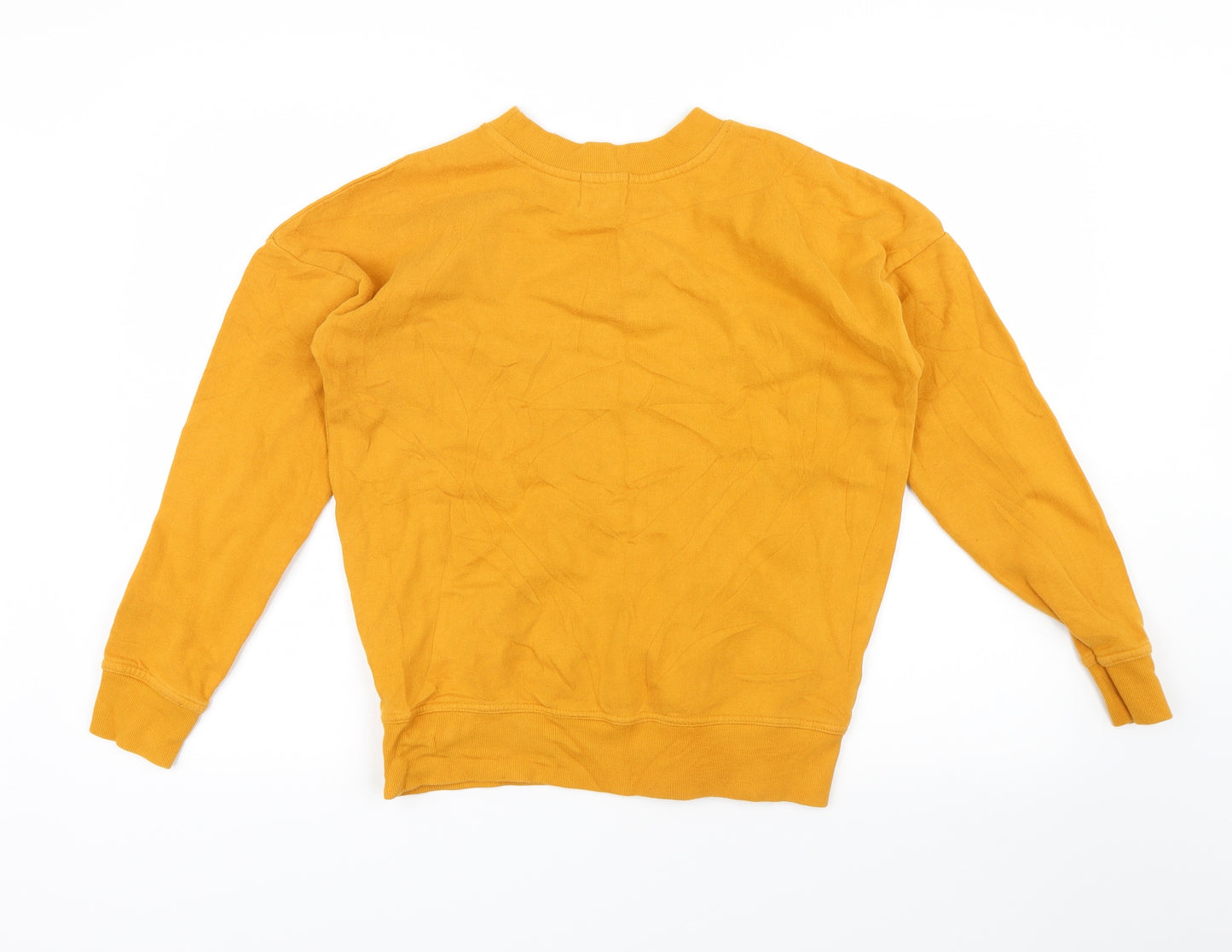NEXT Womens Yellow   Pullover Sweatshirt Size 6