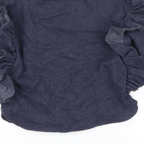 NEXT Girls Blue   Pullover Sweatshirt Size 5 Years  - super