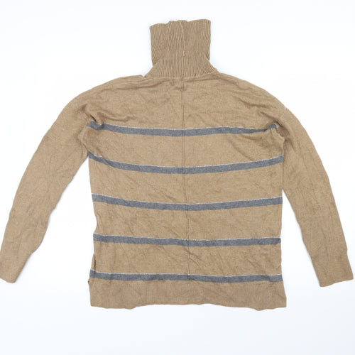 NEXT Womens Brown Striped  Pullover Jumper Size 12