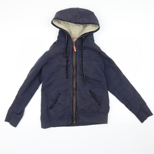 Boden Womens Blue   Full Zip Hoodie Size 10