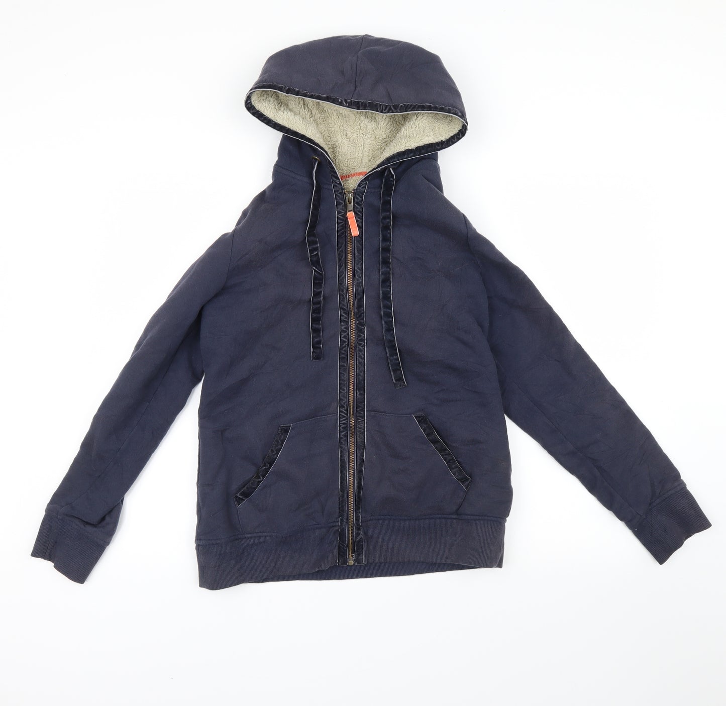 Boden Womens Blue   Full Zip Hoodie Size 10