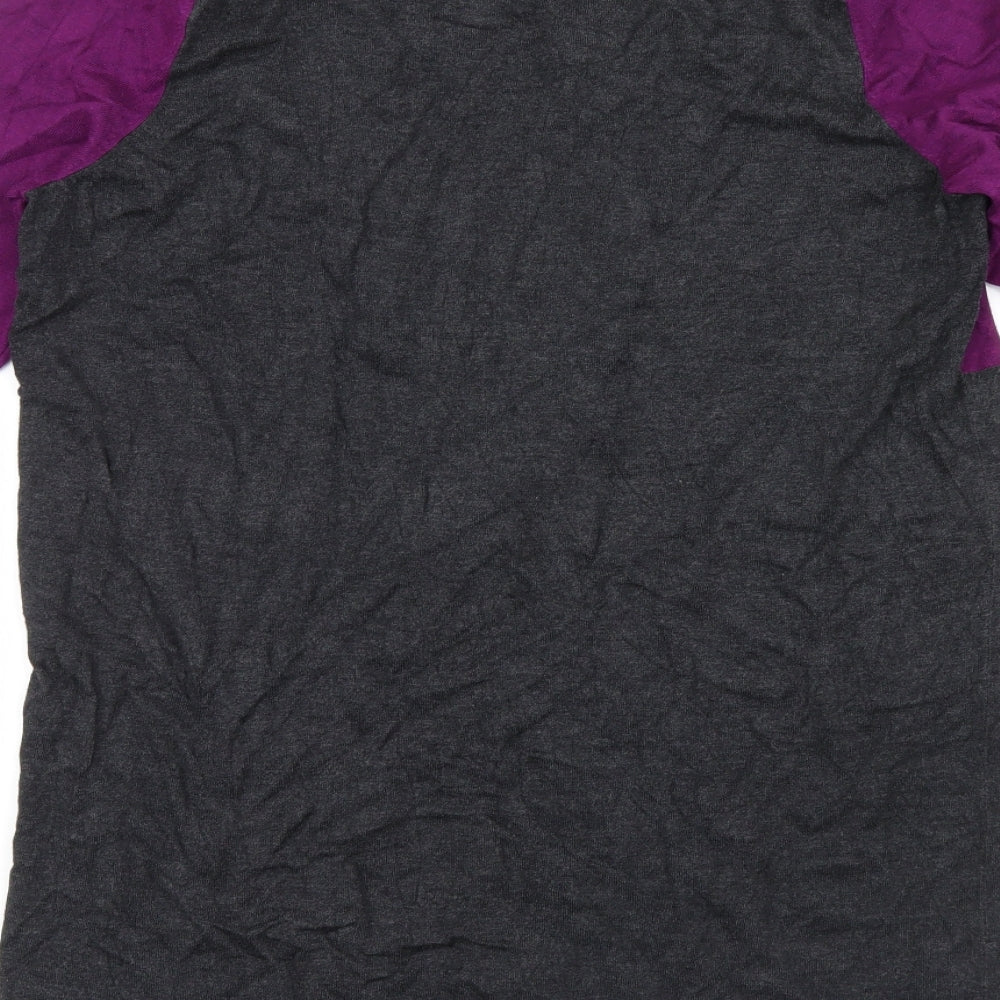 George Womens Grey Striped  Pullover Jumper Size 16