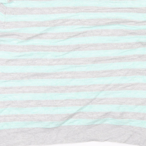 CC Womens Blue Striped  Pullover Jumper Size XL