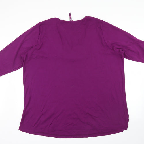Preworn Womens Purple   Basic Blouse Size 30