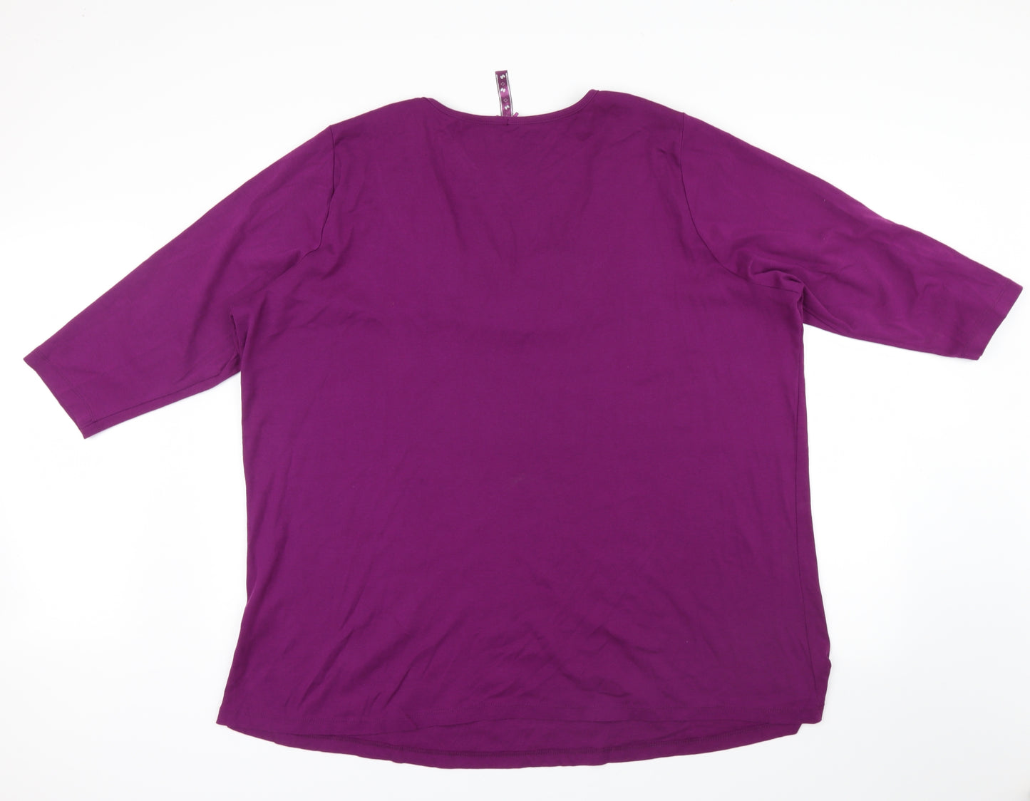 Preworn Womens Purple   Basic Blouse Size 30