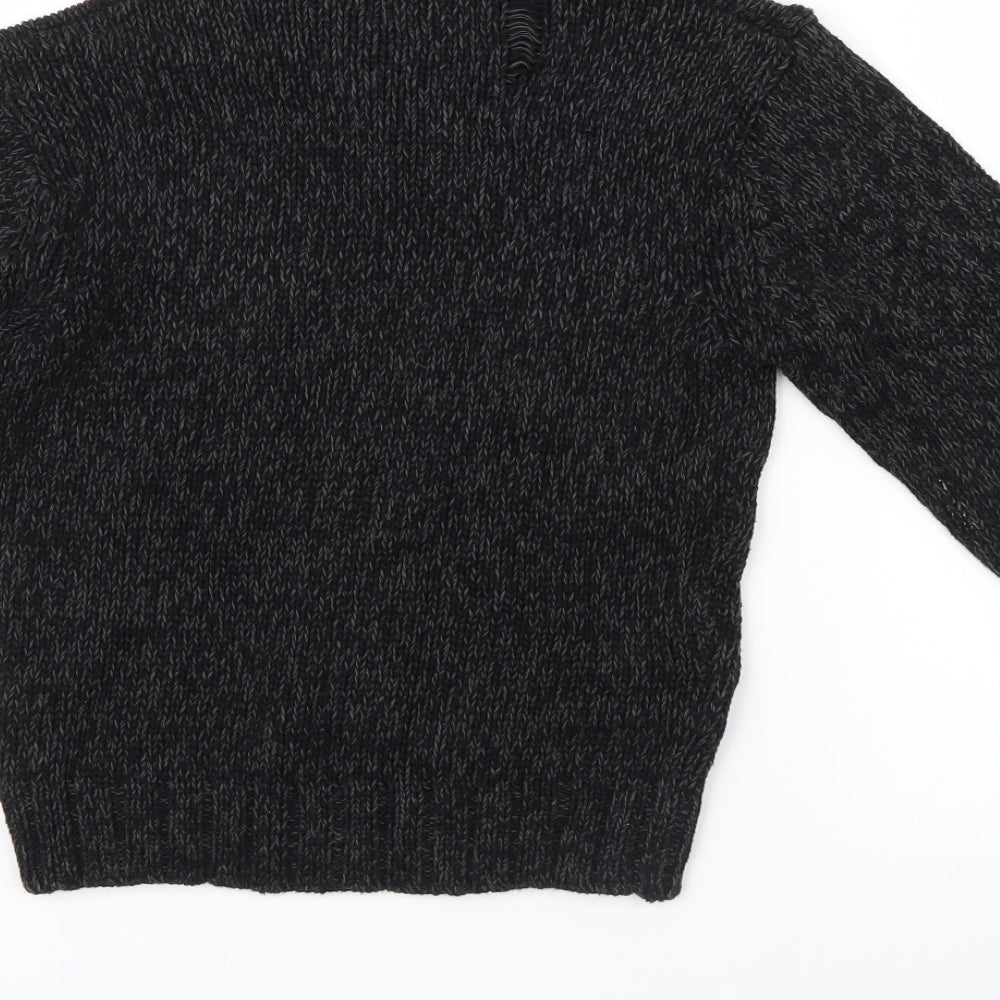 rebel jr Boys Brown   Pullover Jumper Size 5-6 Years