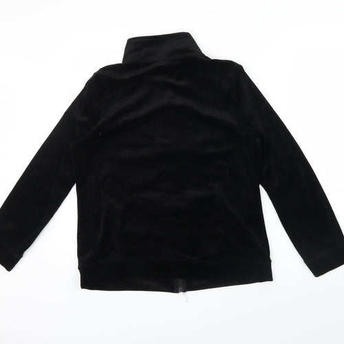 BM Essentials Womens Black   Full Zip Sweatshirt Size S