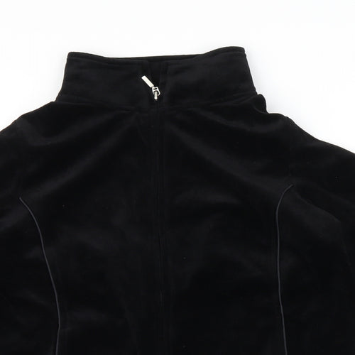 BM Essentials Womens Black   Full Zip Sweatshirt Size S